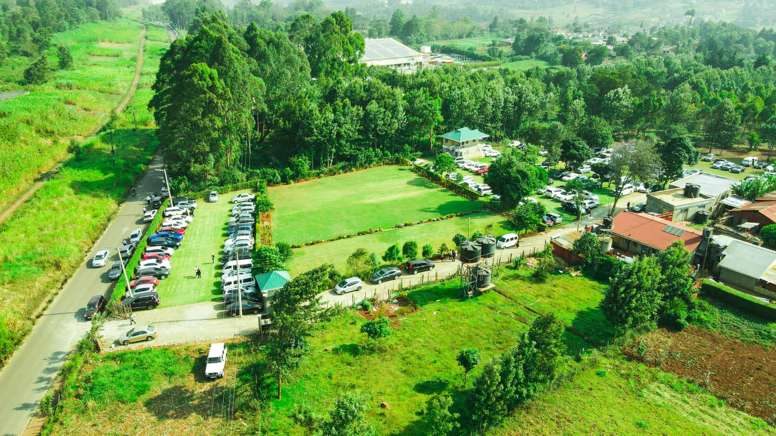 Garden drone shot muoria's garden 3