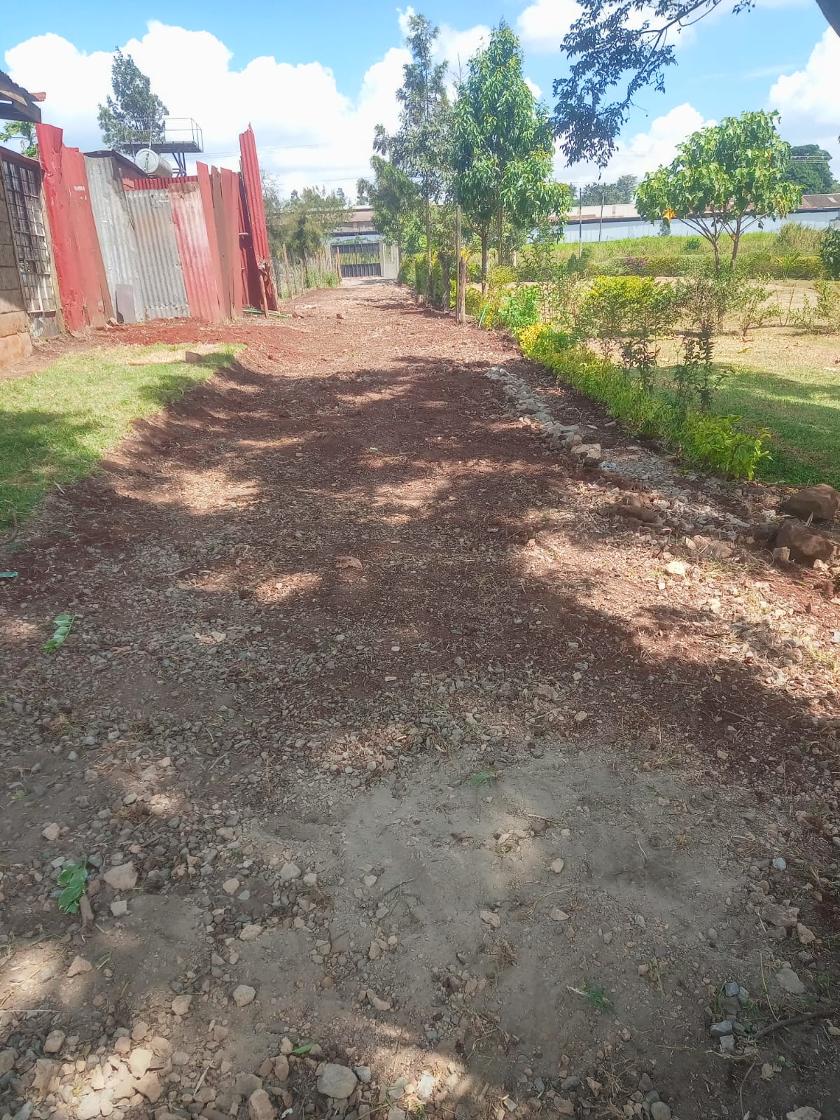 Garden entrance and pathway